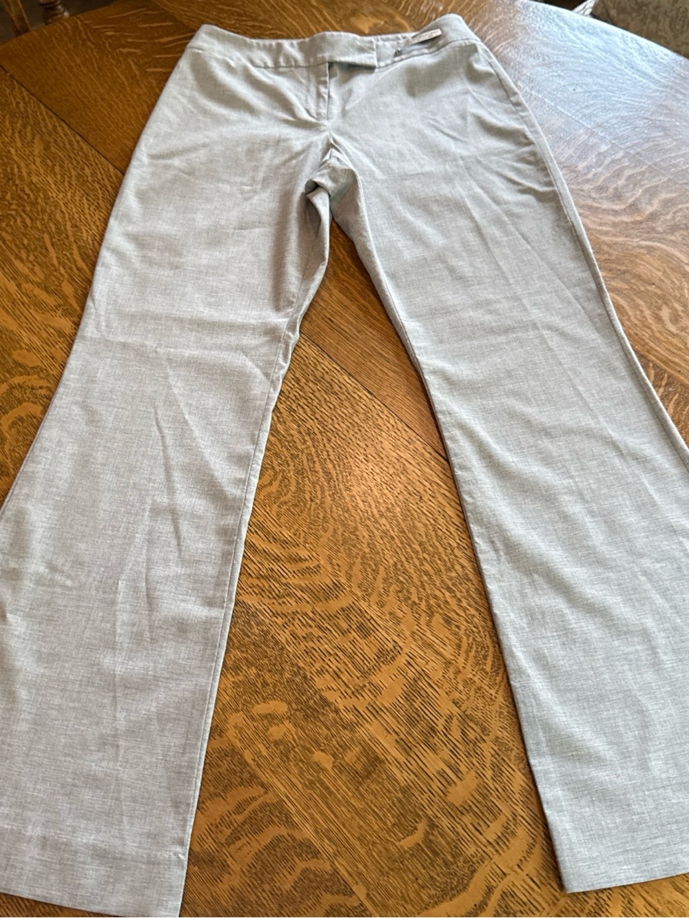 Pendleton Light Gray Textured Dress Pants
